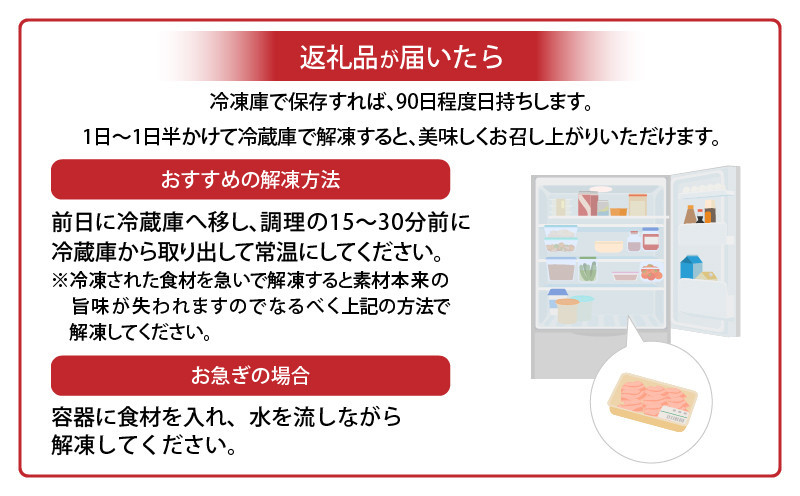 宮崎牛 焼肉3種セット(肩ロース・ウデ・モモ 各300g 合計900g)_M132-093