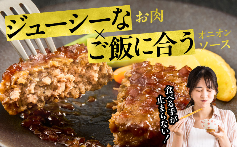 特製オニオンソースハンバーグ 140g×8個_M132-105-01