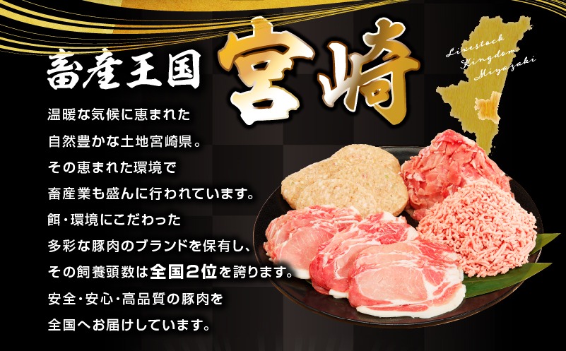 大満足豚肉ロースバラエティセット4.5kg_M132-094-PU