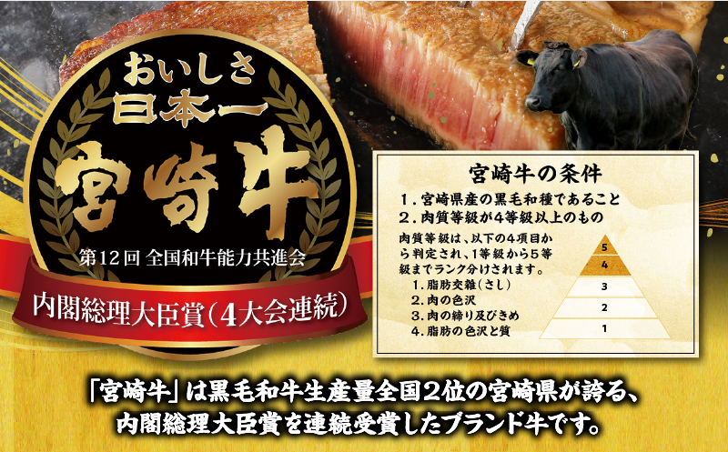宮崎牛ヒレステーキ3枚 合計450g_M132-001_04