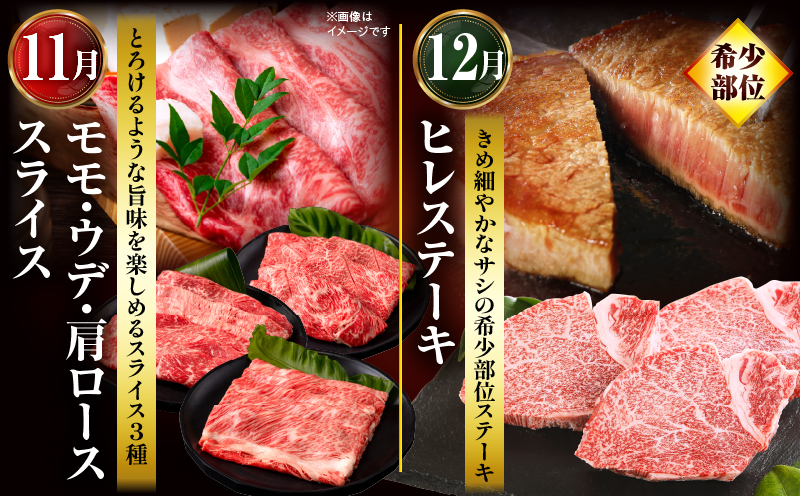 【全12回定期便】宮崎牛グランドセレクション_M132-T043-12-1