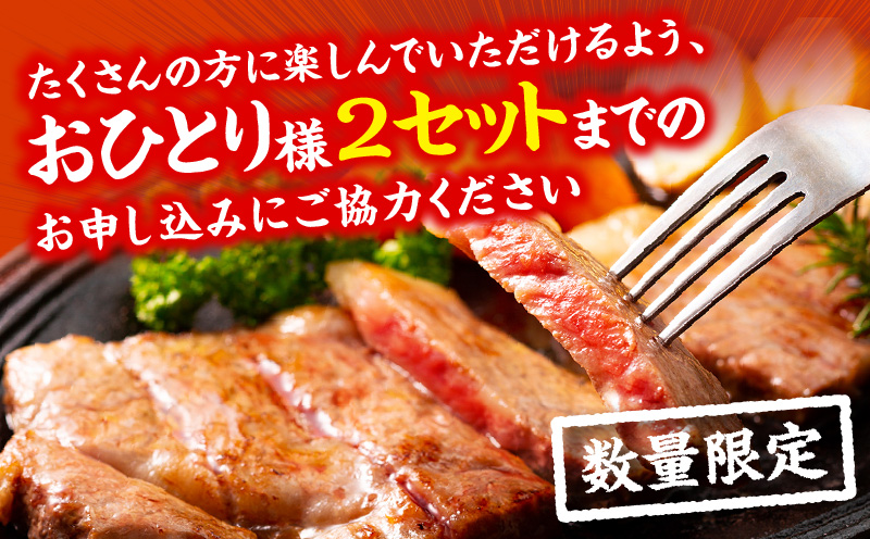 数量限定】畜産農家応援！宮崎牛ロースステーキ250g×2_M132-014-PU3