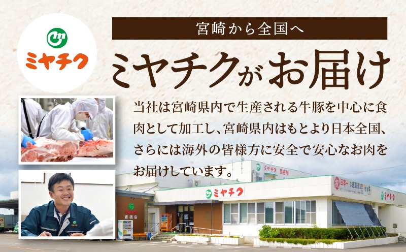 【期間・数量限定】畜産農家応援！宮崎牛 焼肉3種セット(肩ロース・ウデ・モモ 各300g)・国産牛ハンバーグ100g×4個_M132-093-B1