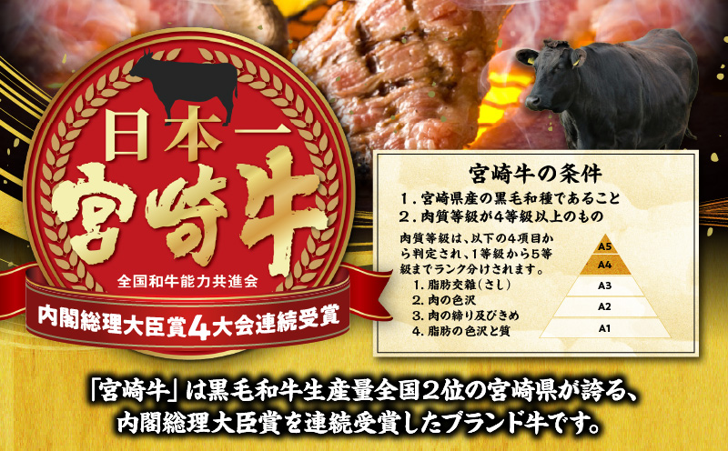 A5ランク限定！宮崎生まれ宮崎育ち！宮崎牛贅沢食べ尽くし定期便(総重量2.0kg)_M132-T004