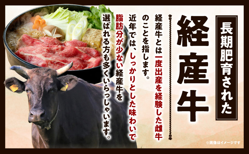 黒毛和牛（経産牛）6種焼肉セット300g × 2（計600g）_M132-078