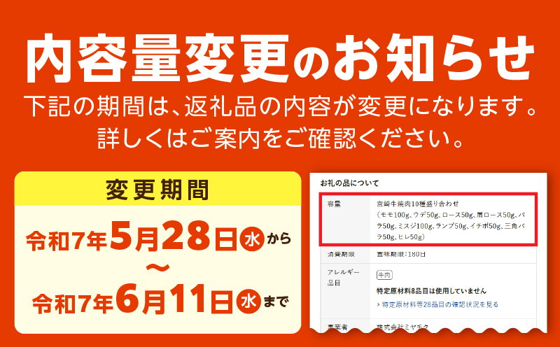 宮崎牛焼肉10種盛り合わせ_M132-067