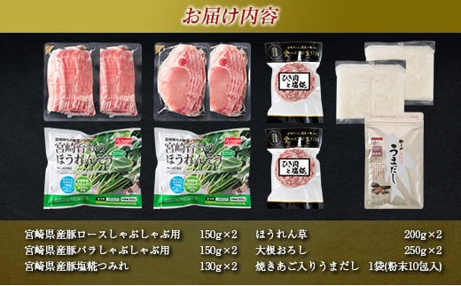 数量限定 野菜付き 宮崎県産豚 塩糀 つみれ しゃぶしゃぶ 鍋 セット 8人前 豚肉 ポーク 国産 ミヤチク 豚ロース 豚バラ おかず 食品 加工品 大容量 簡単調理 おすすめ ご褒美 お祝い 記念日 晩ご飯 パーティー おもてなし お取り寄せ グルメ 日南市 送料無料_MPCB2-24