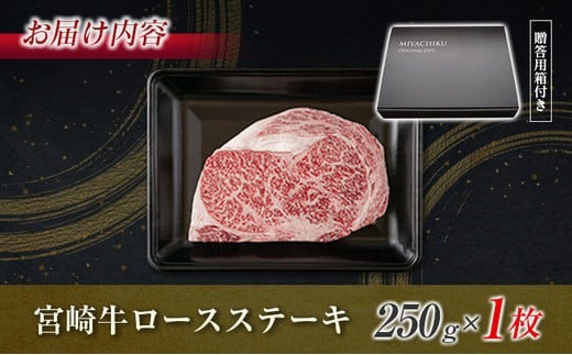 生産者応援 数量限定 宮崎牛 ロース ステーキ 1枚 牛肉 ビーフ 黒毛和牛 ミヤチク 国産 ブランド牛 食品 おかず ディナー 人気 おすすめ 鉄板焼き 高級 贅沢 上質 ご褒美 お祝 記念日 イベント グルメ 枚数が選べる 宮崎県 日南市 送料無料_MPB1-24