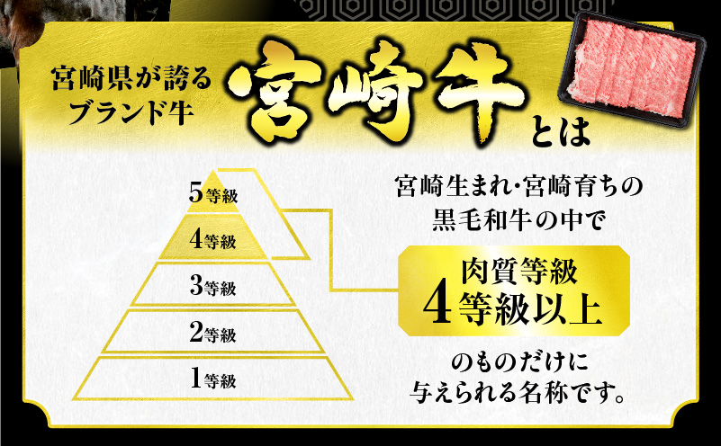 【畜産農家応援】数量限定 厳選 宮崎牛 赤身 スライス 計500g 牛肉 国産 すき焼き 人気 黒毛和牛 肩ウデ モモ しゃぶしゃぶ A4 A5 等級 ギフト 贈答 小分け 食品 宮崎県 日南市 送料無料_MPBB2-25