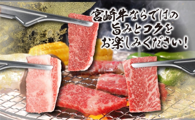 宮崎牛焼肉セット 計1.2kg (宮崎牛ウデ焼肉400ｇ×1、宮崎牛モモ焼肉400ｇ×1、宮崎牛バラ焼肉400ｇ×1)【mKU318】