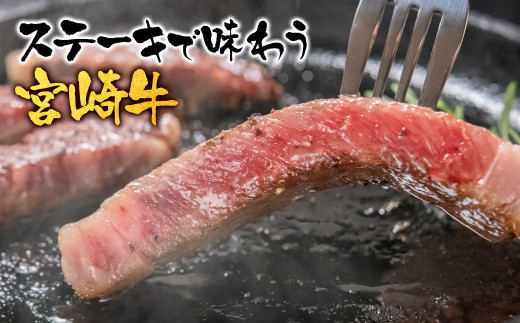 【生産者応援】宮崎牛　ロースステーキ1枚（250g×1枚）　内閣総理大臣賞４連続受賞<0.8-1>