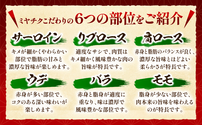 宮崎県産黒毛和牛(経産)6種焼肉セット 600g_b0750_my_x2