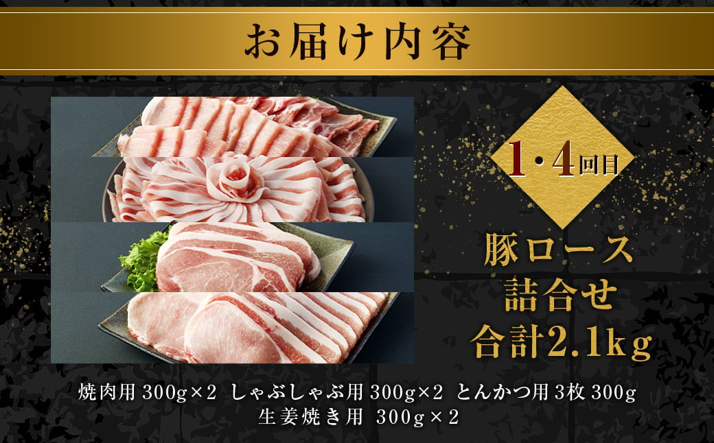 ＜ミヤチク 宮崎県豚・宮崎牛6ヶ月定期便＞【2025年2月より順次発送】 総量13.2kg  牛肉 和牛 黒毛和牛 4等級以上 ブランド牛 肉 宮崎牛 豚肉  国産 小分け セット 定期便 6回