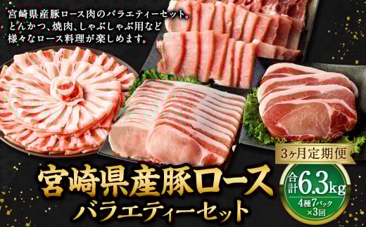 【3ヶ月定期便】＜宮崎県産豚セット（計2.1kg×3回）＞お申込みの翌月下旬頃に第一回目発送（12月は中旬頃） 豚肉 お肉 肉 新生活応援 卒業祝い 就職祝い 入学 卒業 お花見 引越し