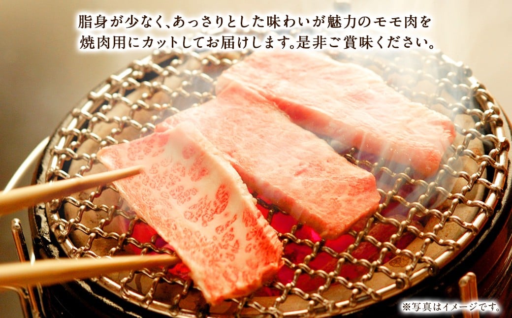 ＜宮崎牛モモ焼肉 300g＞2026年2月上旬より順次出荷 お肉 肉 宮崎牛 牛肉 モモ肉 もも肉 もも モモ 焼肉 焼き肉 BBQ バーベキュー 冷凍 宮崎県 高鍋町