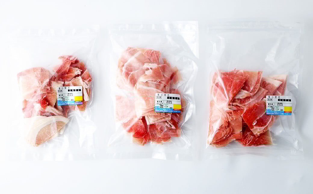 ＜宮崎県産豚 ウデモモ 小間切れ 400g×10袋＞【2025年3月より順次発送】 計4kg 豚肉 肉 ウデ モモ もも肉 うで肉 国産 小分け 新生活応援 卒業祝い 就職祝い 入学 卒業 お花見 引越し