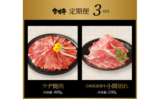 宮崎牛 焼肉とすきしゃぶ６回定期便 K18_T011_6