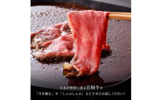 【 期間限定 】 宮崎牛 ウデ 焼しゃぶ 400g(宮崎県産 和牛 こま切れ 200g付)計600g 4大会連続日本一 牛 肉 牛肉 スライス 小間切れ 4等級 5等級 送料無料 