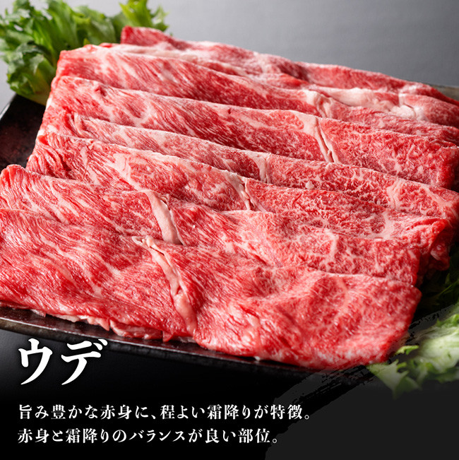 宮崎牛ウデスライス 500g 【 選べる発送月 肉 牛肉 国産 宮崎県産 黒毛和牛 ミヤチク すき焼き しゃぶしゃぶ  送料無料 】