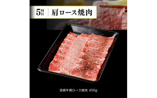 【定期便】宮崎牛６ヶ月定期便A 【 4大会連続日本一 肉 牛肉 国産 黒毛和牛 肉質等級4等級以上 4等級 5等級 ミヤチク ステーキ 焼肉 全6回 定期便 】