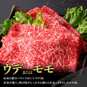 【令和8年10月発送分】宮崎県産黒毛和牛赤身すきしゃぶ500g 【 肉 牛肉 ウデ モモ すき焼き しゃぶしゃぶ 焼きしゃぶ 黒毛和牛 国産 九州産 】