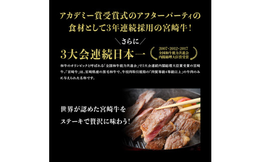 宮崎牛 ロース ステーキ ２５０ｇ×2枚 選べる発送月 肉 牛肉 ステーキ 黒毛和牛 【 肉 牛肉 贅沢 国産 国産牛 4等級 5等級 九州産 宮崎県産 黒毛和牛 和牛 ロース ステーキ 川南町 】