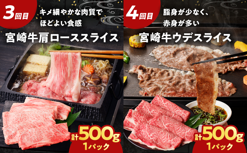 ≪6か月お楽しみ定期便≫宮崎の牛豚贅沢堪能セット(総重量4kg) 肉 牛肉 豚肉 おかず 国産_T030-064-MP