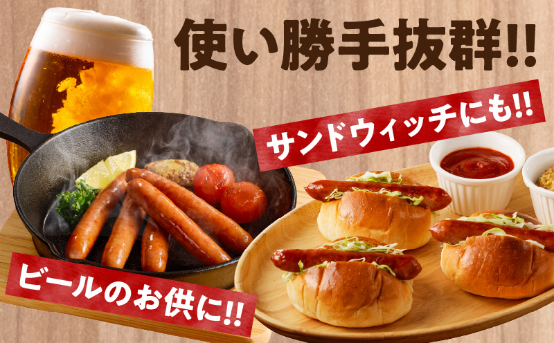 【7月末で受付終了!!】宮崎県産豚粗挽きウインナー計1.5kg_T030-126-MP