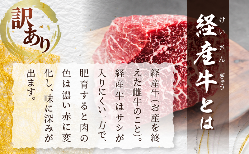 ≪訳あり≫黒毛和牛(経産牛)肩ローススライス(計1kg)_T030-123-MP