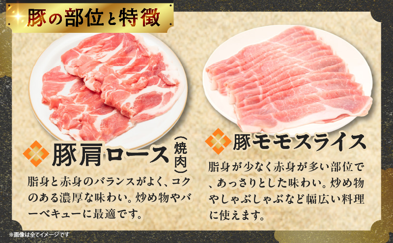 宮崎県産豚肉6種盛り合わせセット(合計4.1kg) 肉 豚 豚肉 おかず 国産_T030-204
