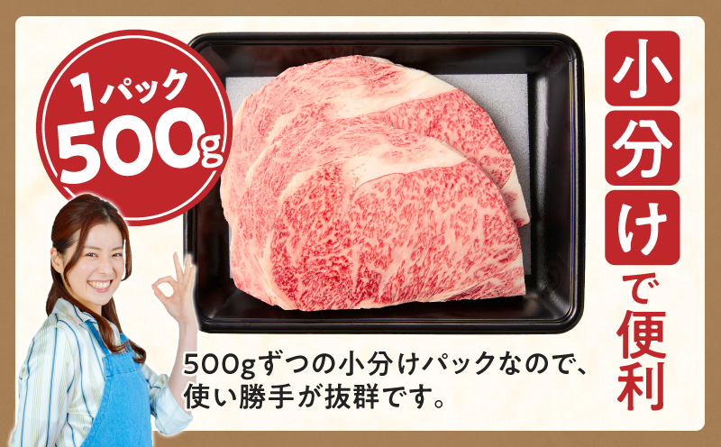 ≪宮崎県産≫黒毛和牛ロースステーキ(計500g) 肉 牛 牛肉 焼肉 国産_T030-215