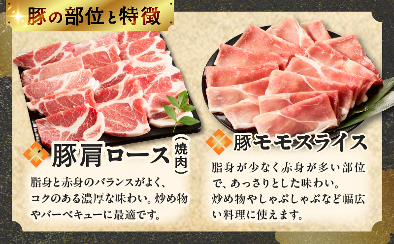 宮崎県産豚肉6種盛り合わせセット(合計4.1kg) 肉 豚 豚肉 おかず 国産_T030-204