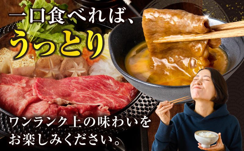 ≪肉質等級4等級以上≫黒毛和牛(赤身&霜降り)スライス食べ比べセット 合計800g 肉 牛 牛肉 おかず 国産_T030-217