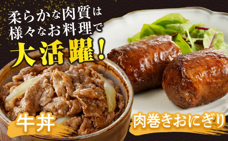 生産者応援≪肉質等級4等級以上≫黒毛和牛赤身スライス(計500g) 肉 牛 牛肉 おかず 国産_T030-0883