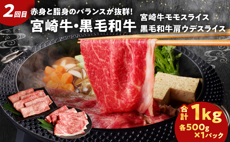 ≪3か月お楽しみ定期便≫宮崎県産牛＆豚の満腹セット(総重量3.5kg) 肉 牛 牛肉 豚肉 おかず 国産_T030-138-MP